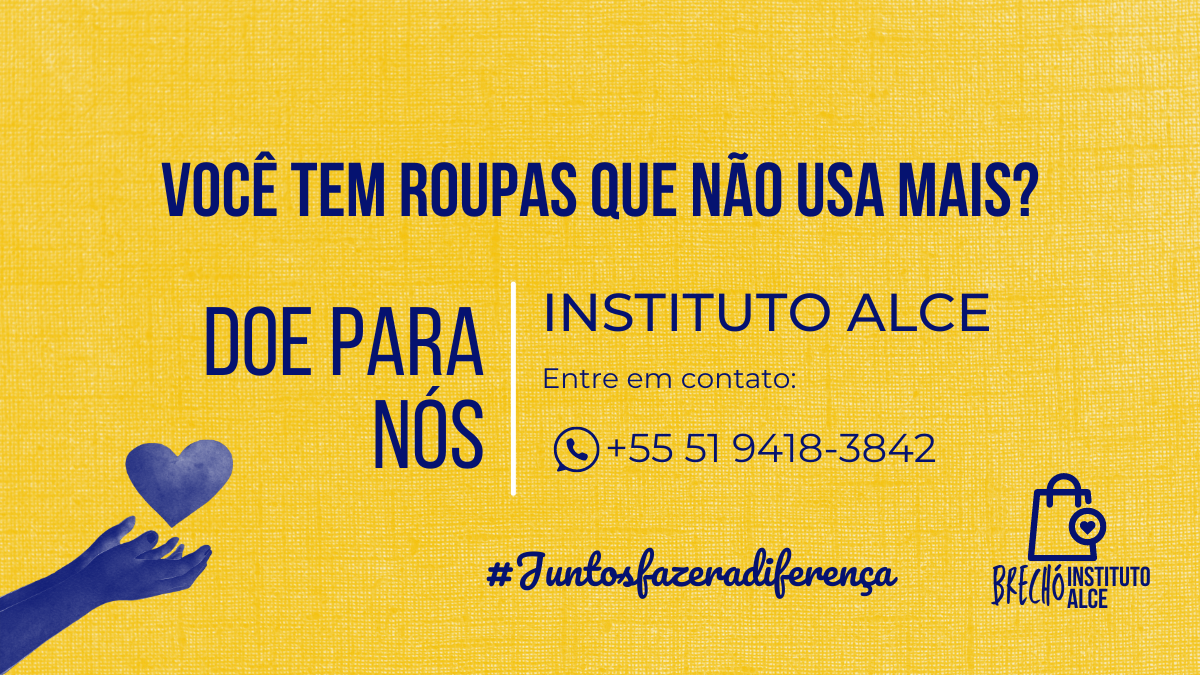 Ajude a Reorganizar Nosso Brechó e Apoiar o Instituto Alce