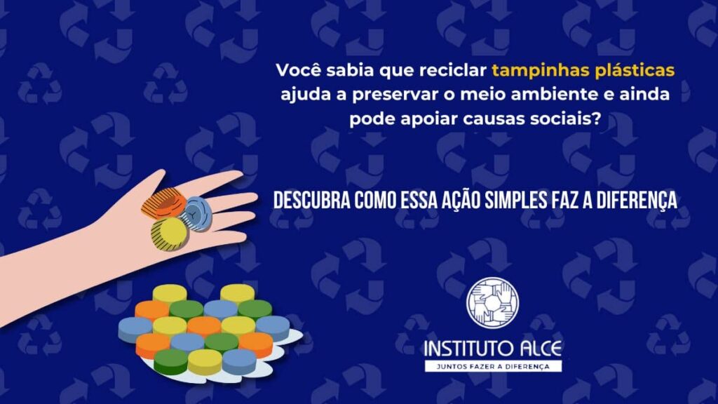 A importância da reciclagem de tampinhas platicas para mitigar os riscos do ODS 11